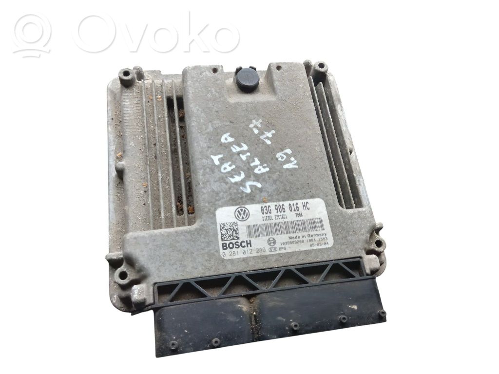 Seat Altea Engine control unit/module 