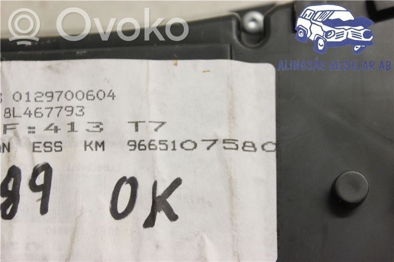 Peugeot 308 Tachimetro (quadro strumenti) 