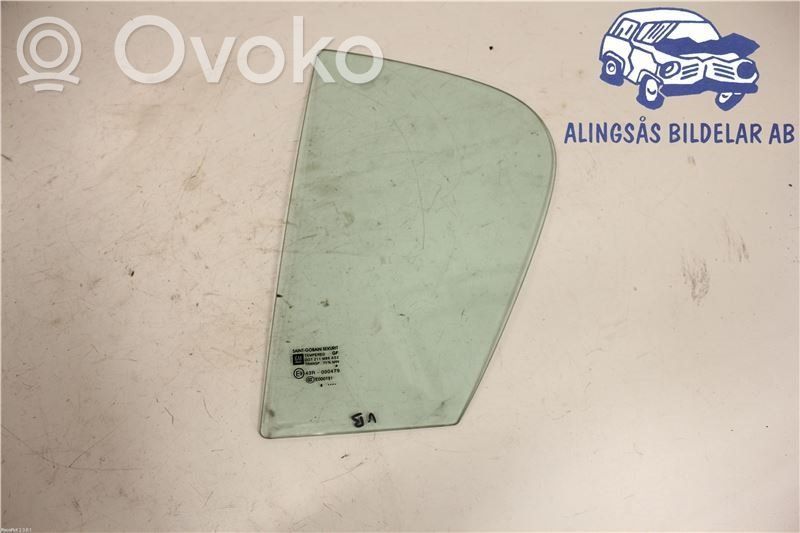 Opel Corsa D Szyba karoseryjna drzwi tylnych 