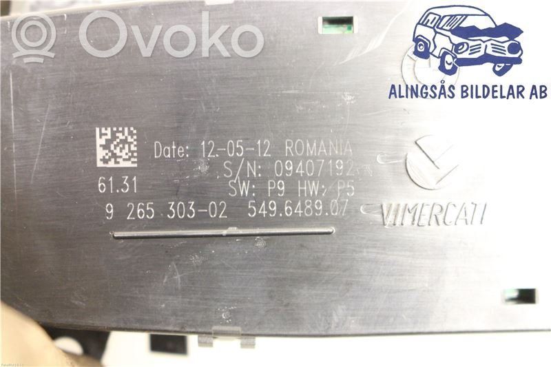 BMW 3 F30 F35 F31 Lukturu slēdzis 