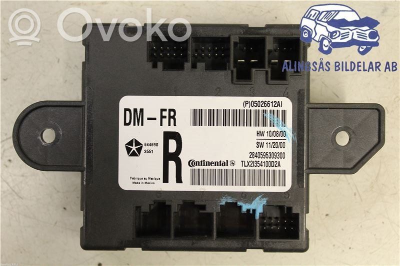 Unidad de control/módulo de la puerta   05026612AI