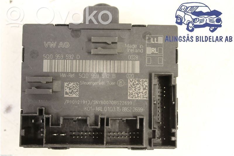 Door control unit/module   5Q0959592D,5Q0959592D