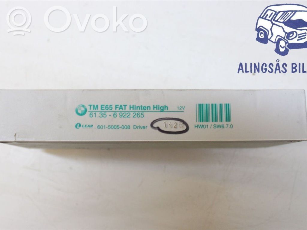 Unité de commande module de porte   61356964142,61356922265,61356922265