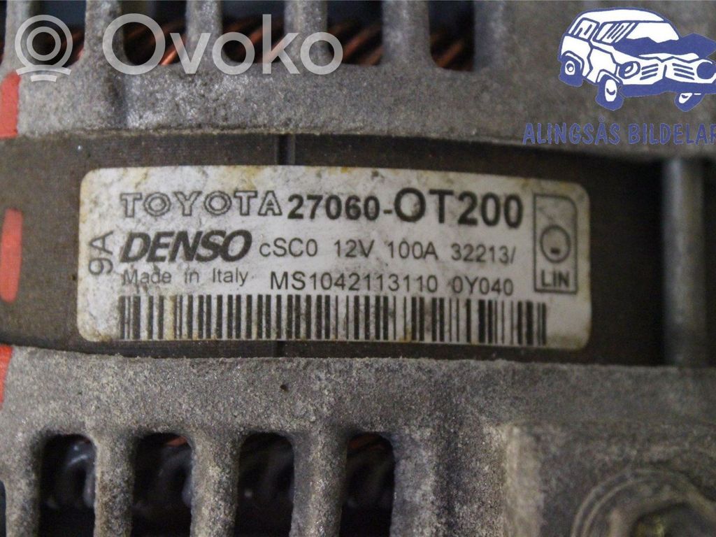 Toyota Auris E180 Generatorius 