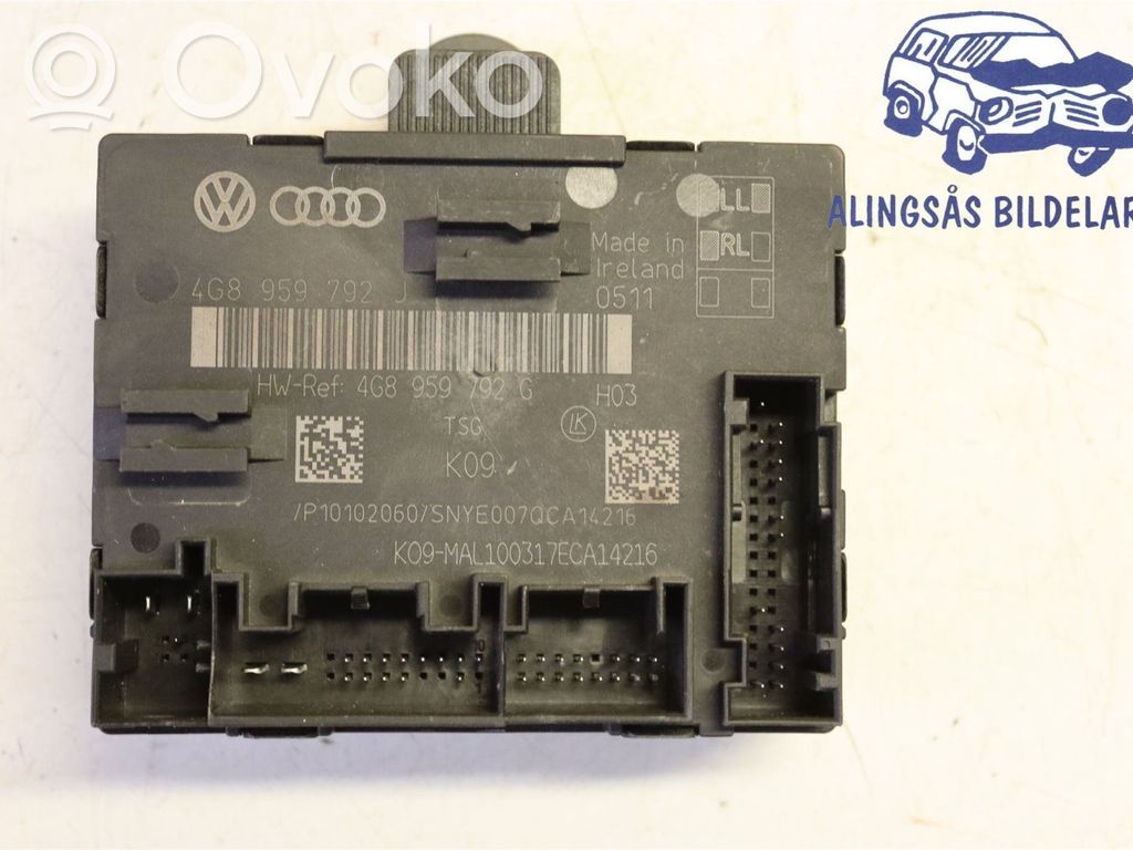 Audi A6 Allroad C7 Unidad de control/módulo de la puerta 