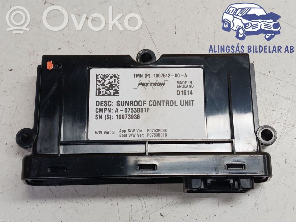 Sunroof control unit/module   100751200A,100751200A