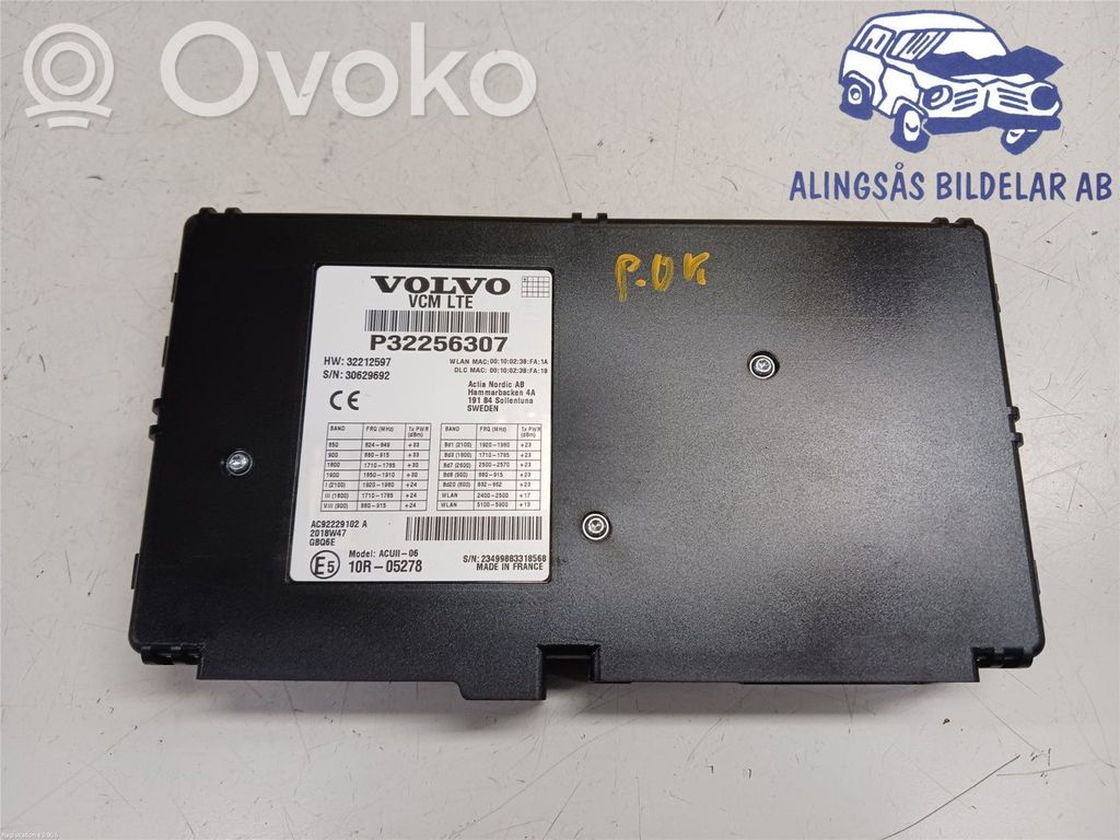 Other control units/modules   36012832,P32256307,P32256307