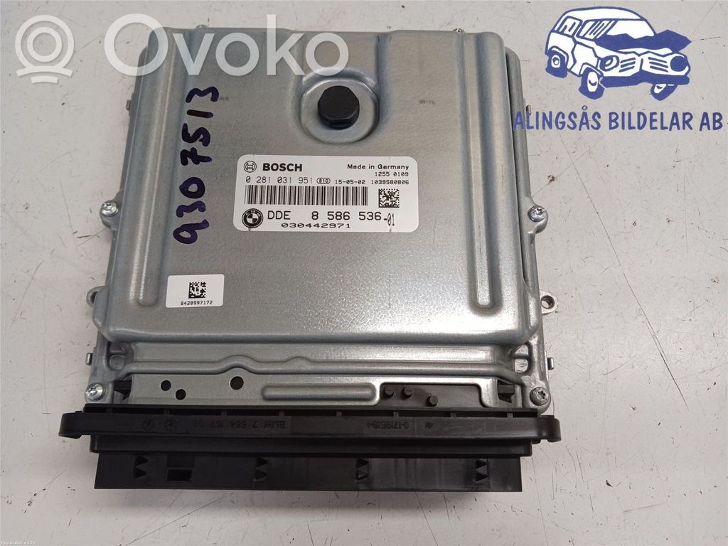 BMW 5 F10 F11 Centralina/modulo motore iniezione 