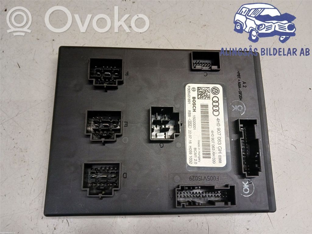 Audi A6 S6 C7 4G Mukavuusmoduuli 