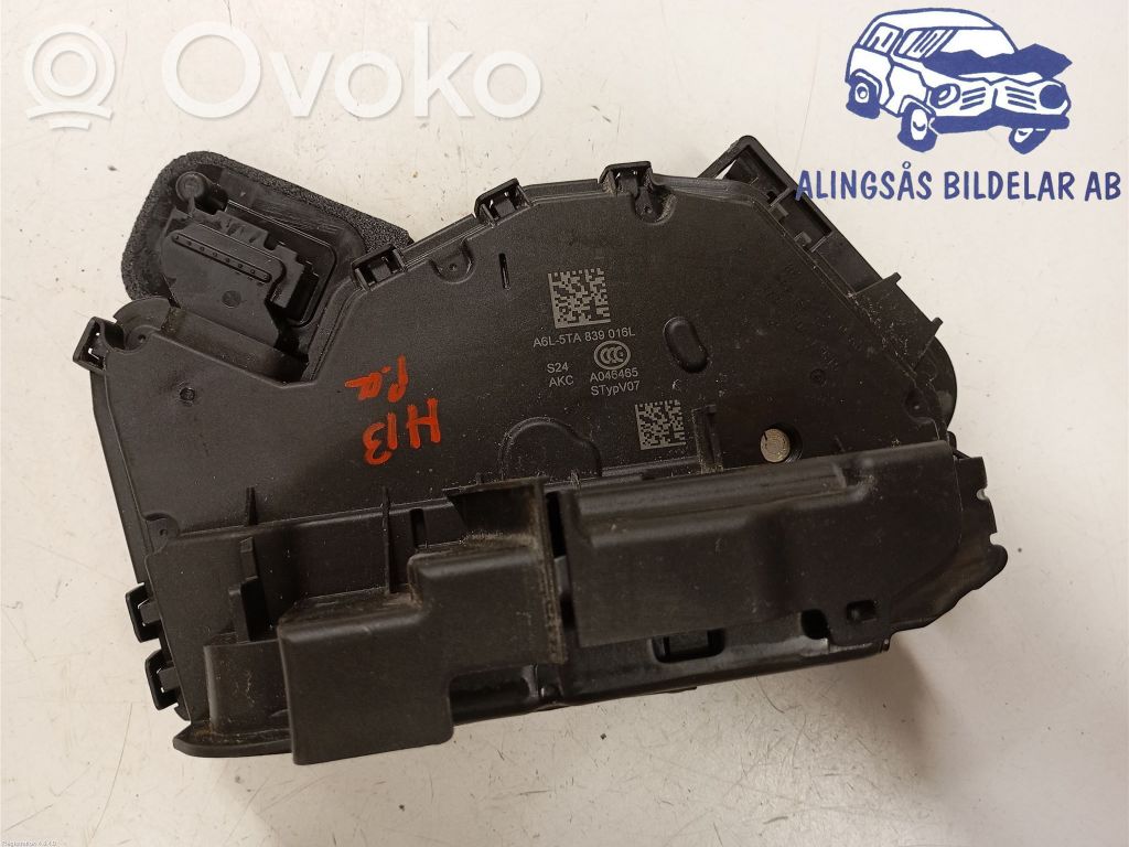 Aizmugurē slēdzene   5TA839016L,5TA839016L
