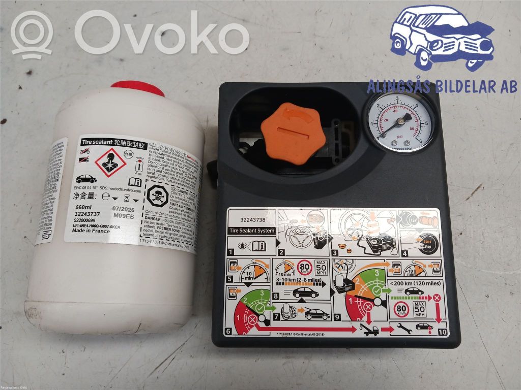 Volvo V60 Tire air pump compressor 