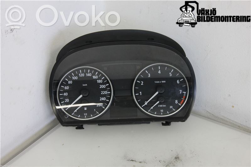 BMW 3 E90 E91 Speedometer (instrument cluster) 