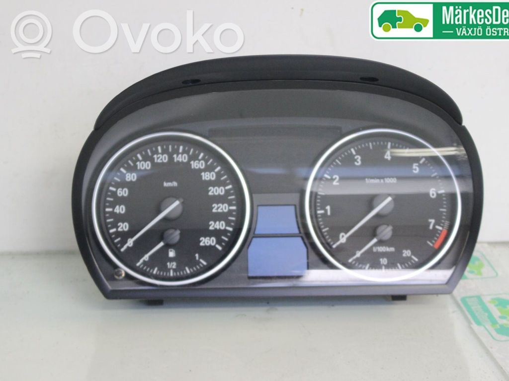 BMW 3 E90 E91 Speedometer (instrument cluster) 