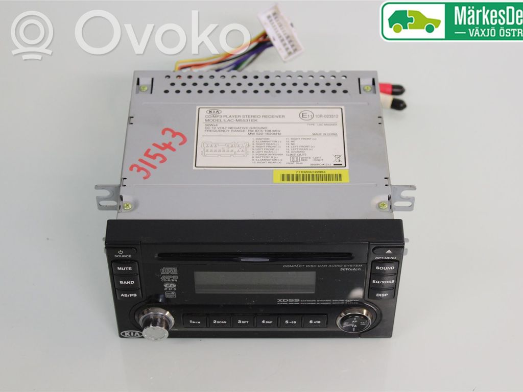 KIA Sorento Panel / Radioodtwarzacz CD/DVD/GPS 
