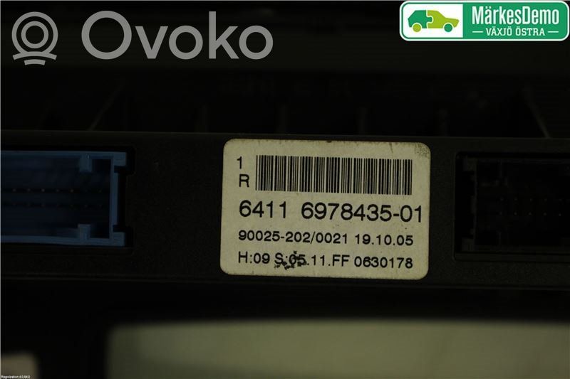 BMW 5 E60 E61 Climate control unit 