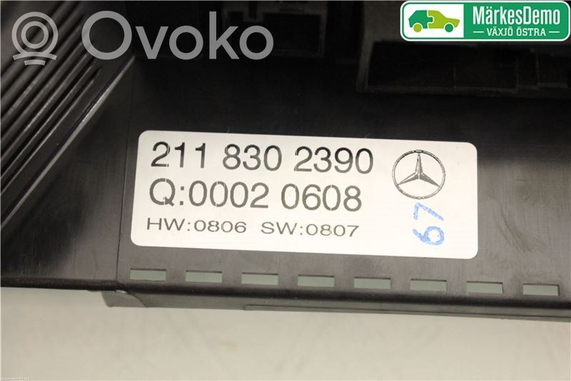 Mercedes-Benz E W211 Climate control unit 