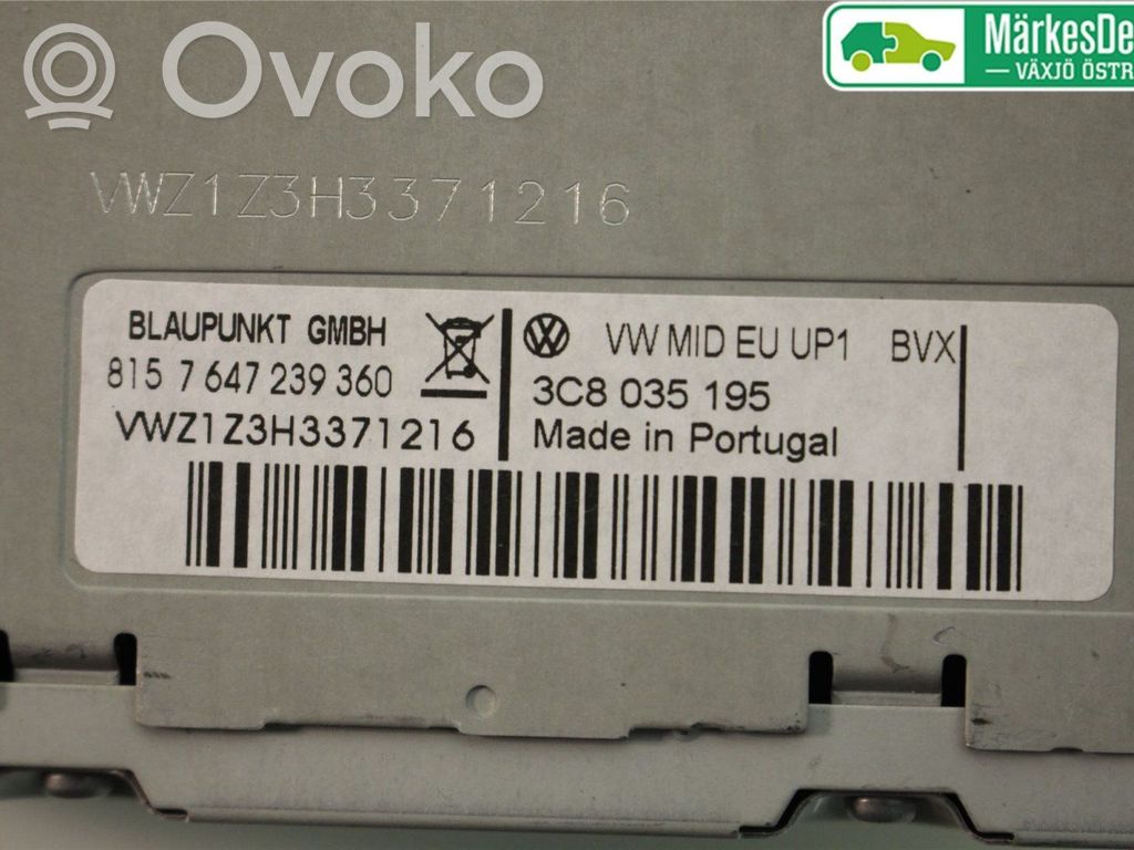 Volkswagen PASSAT B6 Panel / Radioodtwarzacz CD/DVD/GPS 