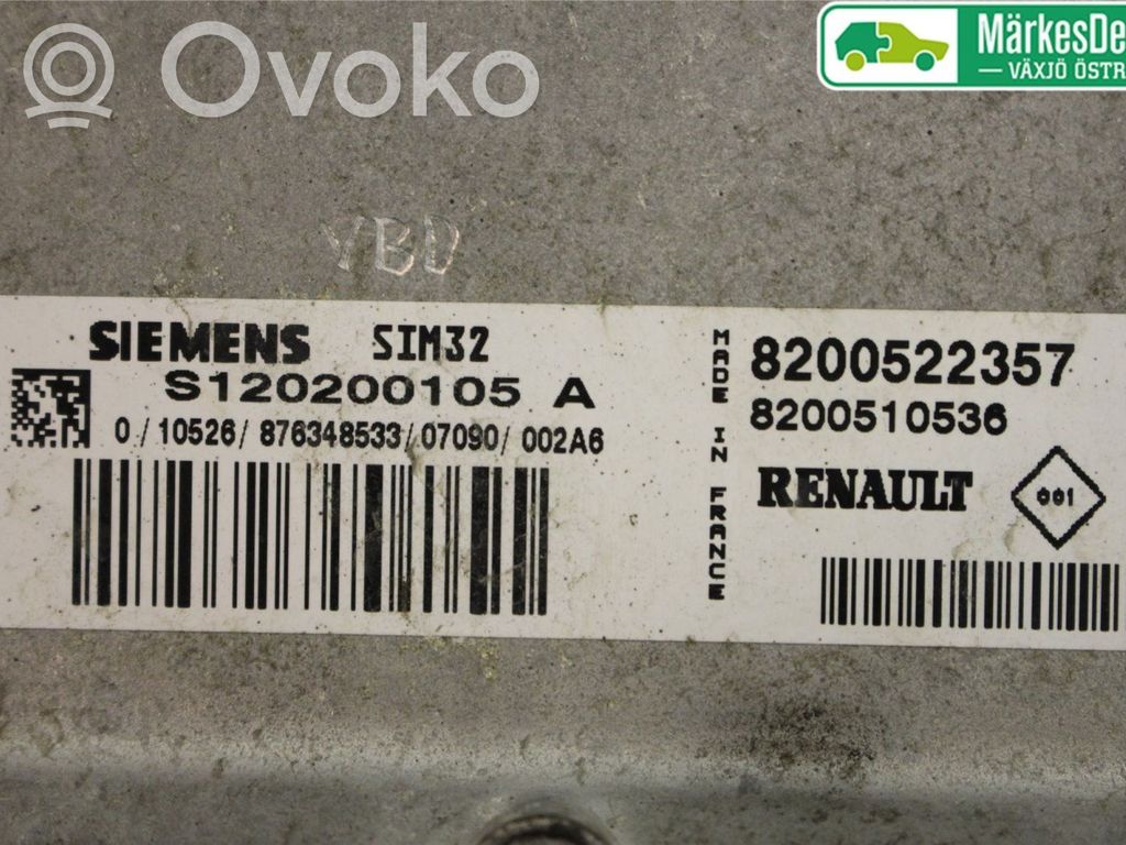 Renault Clio III Unité de commande / module d'injection 
