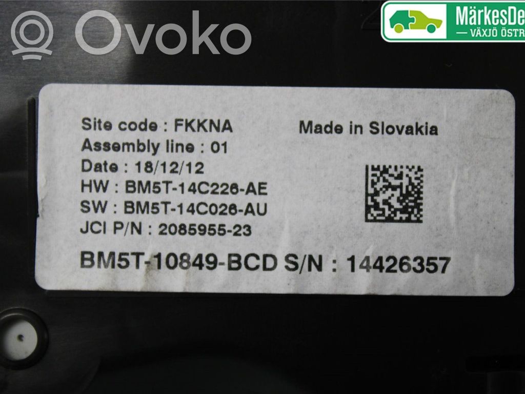 Ford Focus Speedometer (instrument cluster) 