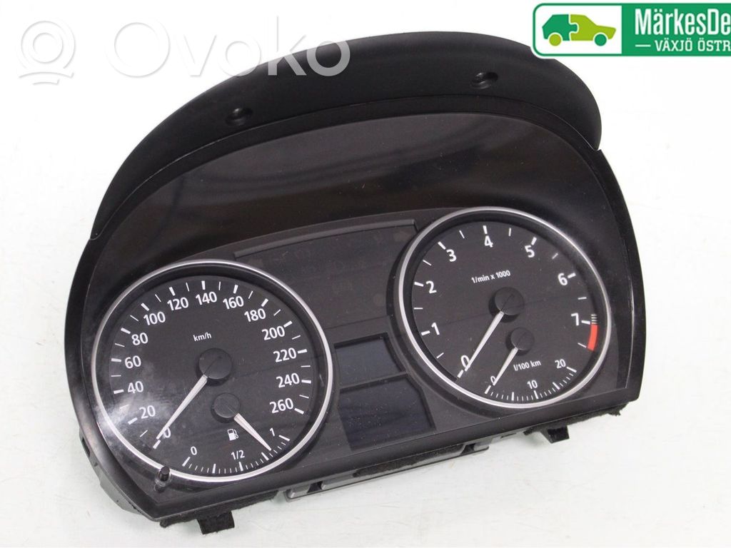 BMW 3 E90 E91 Speedometer (instrument cluster) 