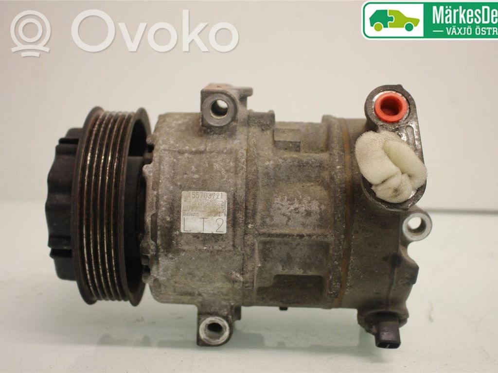 Opel Corsa D Air conditioning (A/C) compressor (pump) 