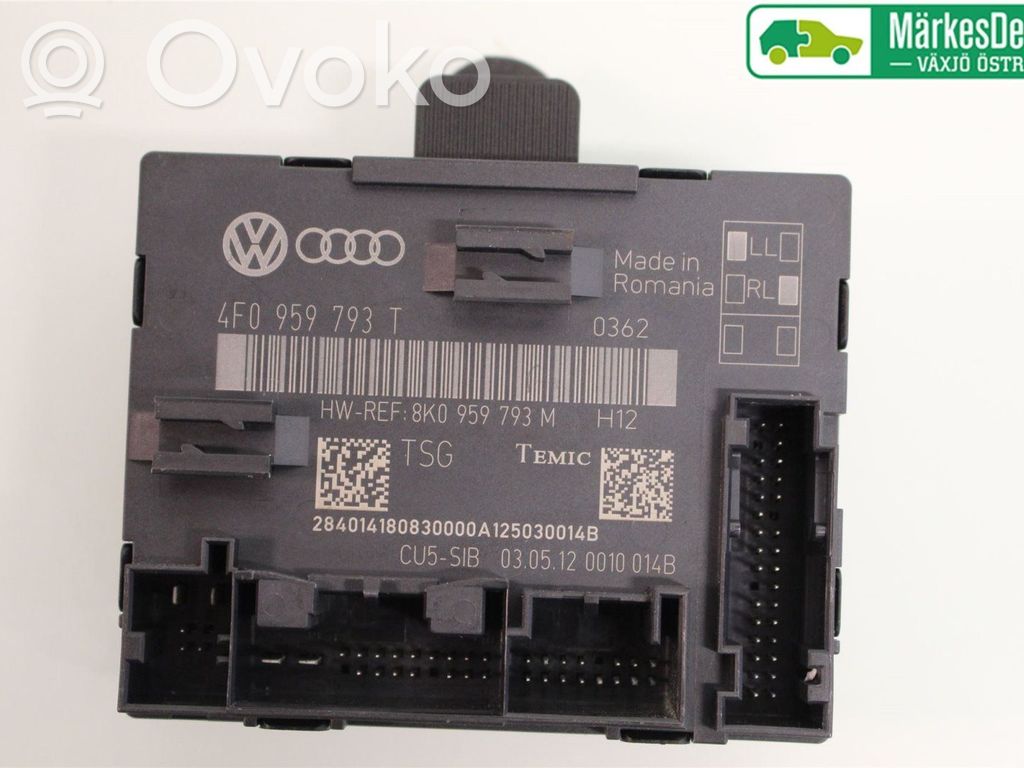 Door control unit/module   4F0959793T,8K0959793M,4F0959793T