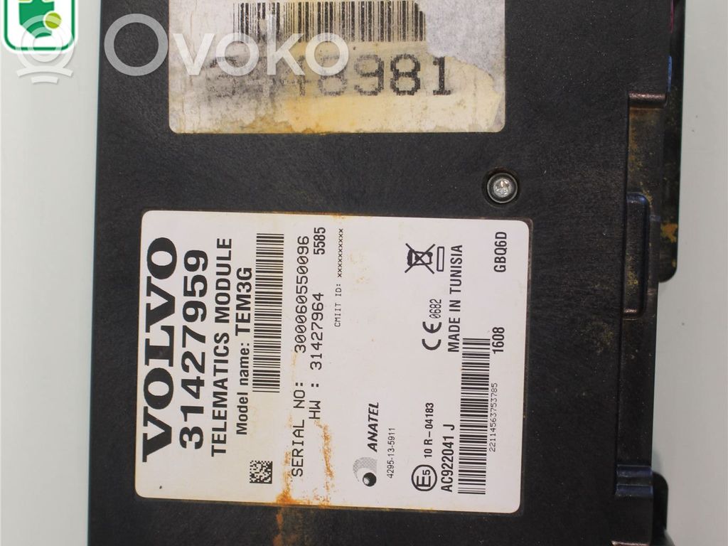 Volvo S60 Other control units/modules 