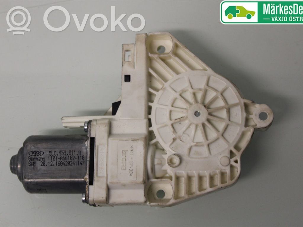Skoda Yeti (5L) Silniczek podnoszenia szyby drzwi tylnych 