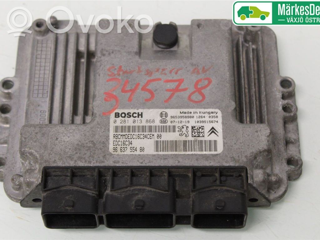 Citroen C3 Injection control unit/module 