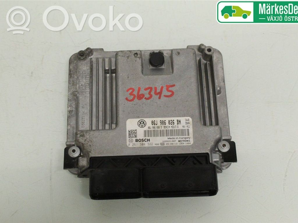 Unité de commande / module d'injection   06J906026BN,0261S04322,06J906026D