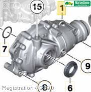 BMW 5 E60 E61 Front differential 