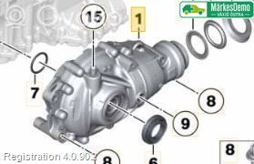 BMW 3 E90 E91 Front differential 