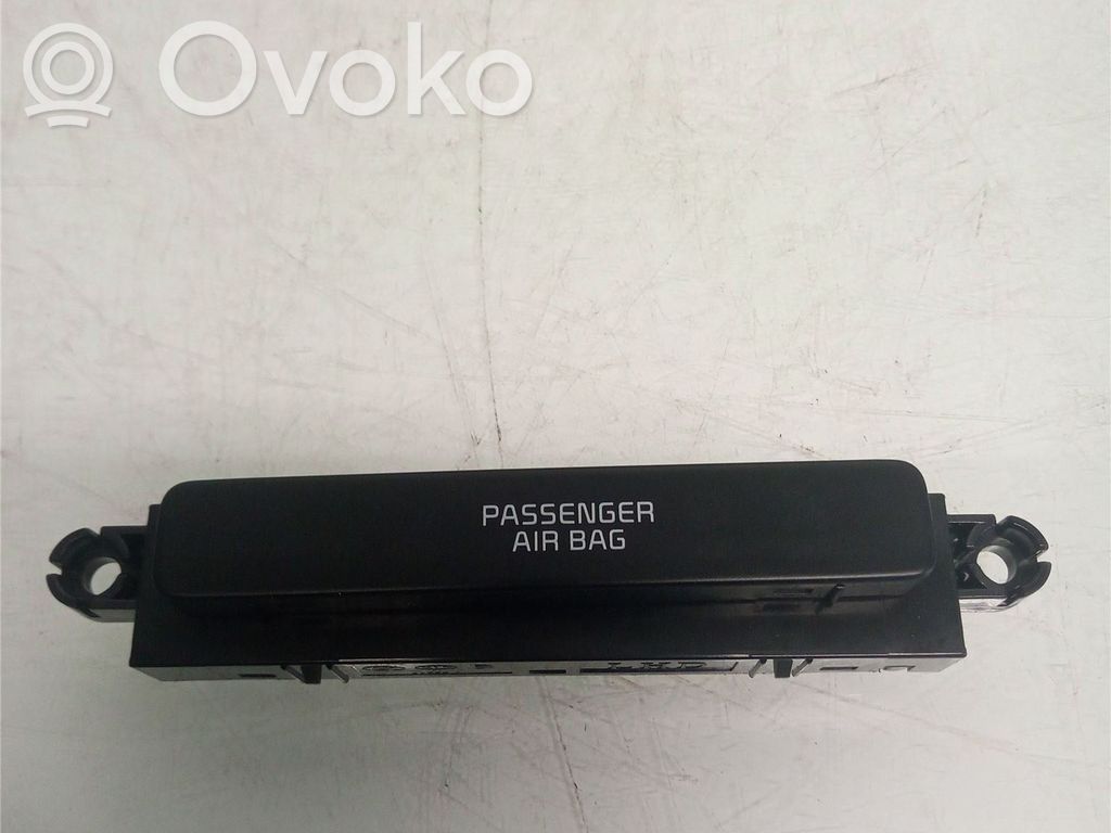 KIA Optima Passenger airbag on/off switch 