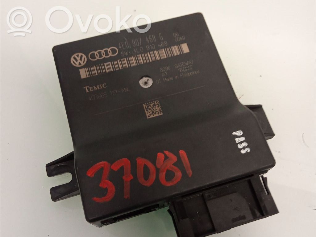 Audi A8 S8 D3 4E Gateway control module 