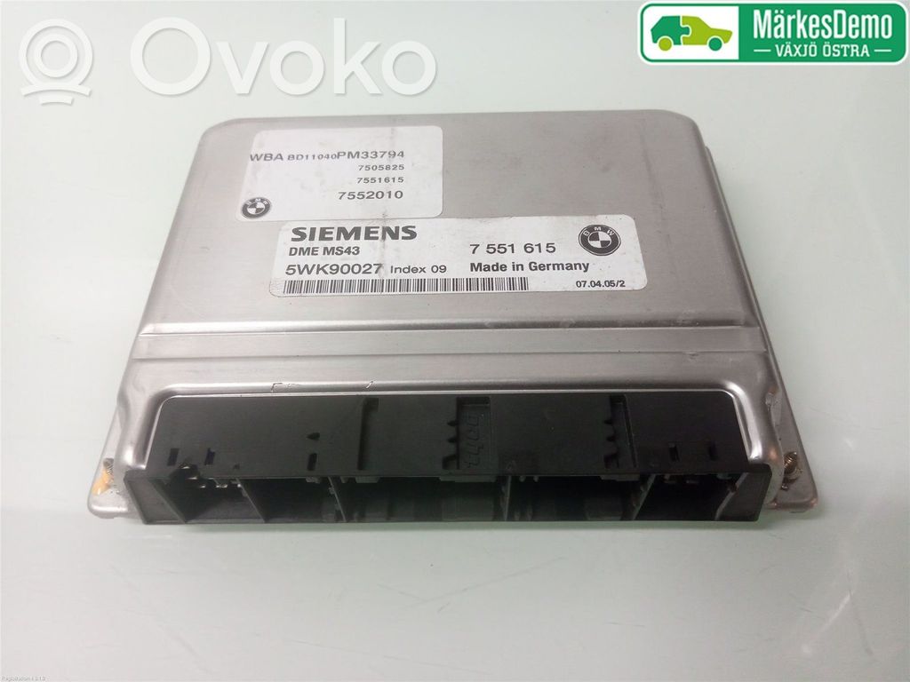 BMW 3 E46 Injection control unit/module 