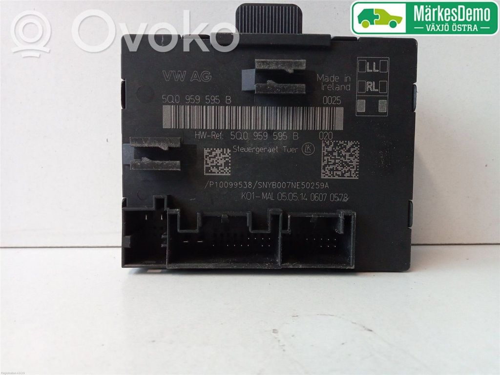 Unidad de control/módulo de la puerta   5Q0959595E,5Q0959595B,5Q0959595B
