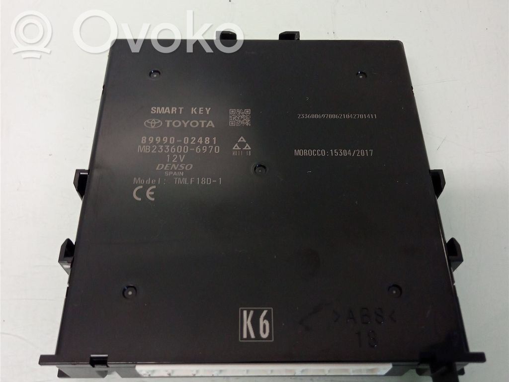 Toyota Corolla E210 E21 Keyless (KESSY) go control unit/module 
