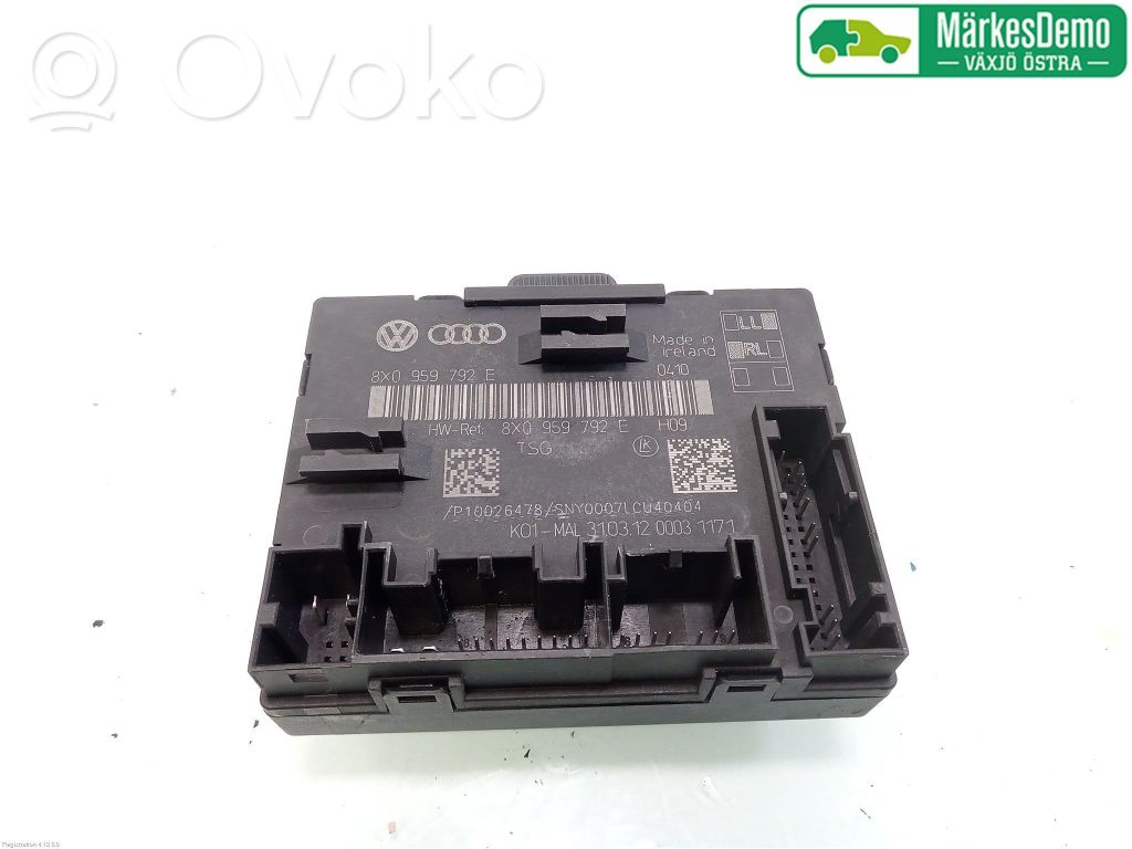 Audi Q3 8U Door control unit/module 