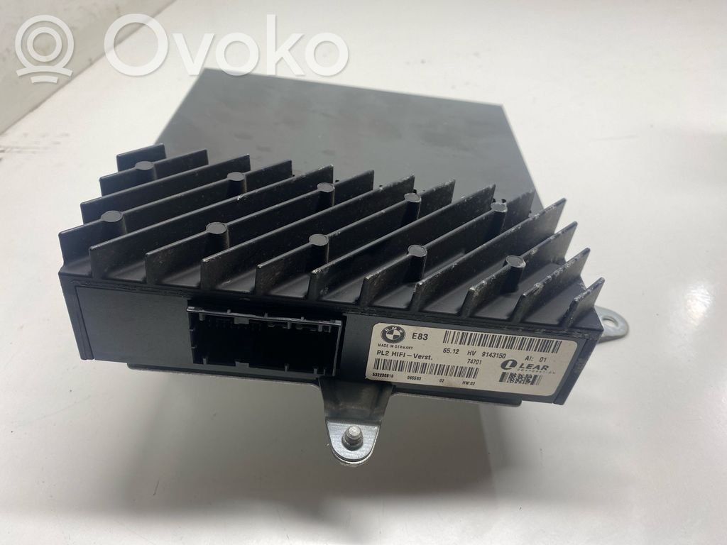 BMW X3 E83 Amplificador de sonido 