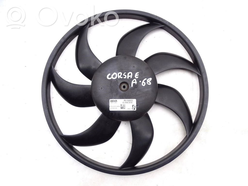 Opel Corsa E Elektrisks radiatoru ventilators 