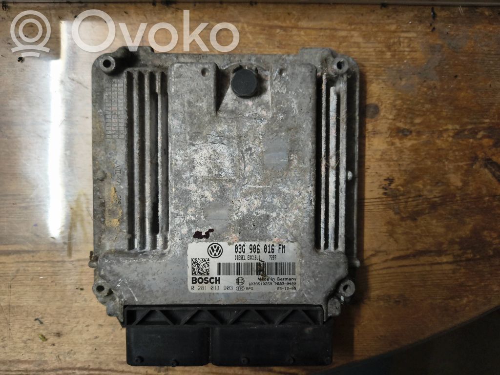 Engine control unit/module   03G906016FM,0281011903,1039S10269