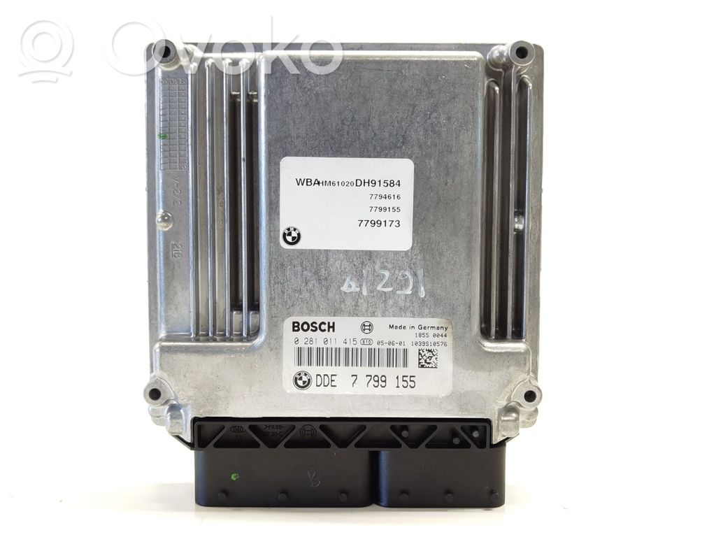 BMW 7 E65 E66 Engine control unit/module 