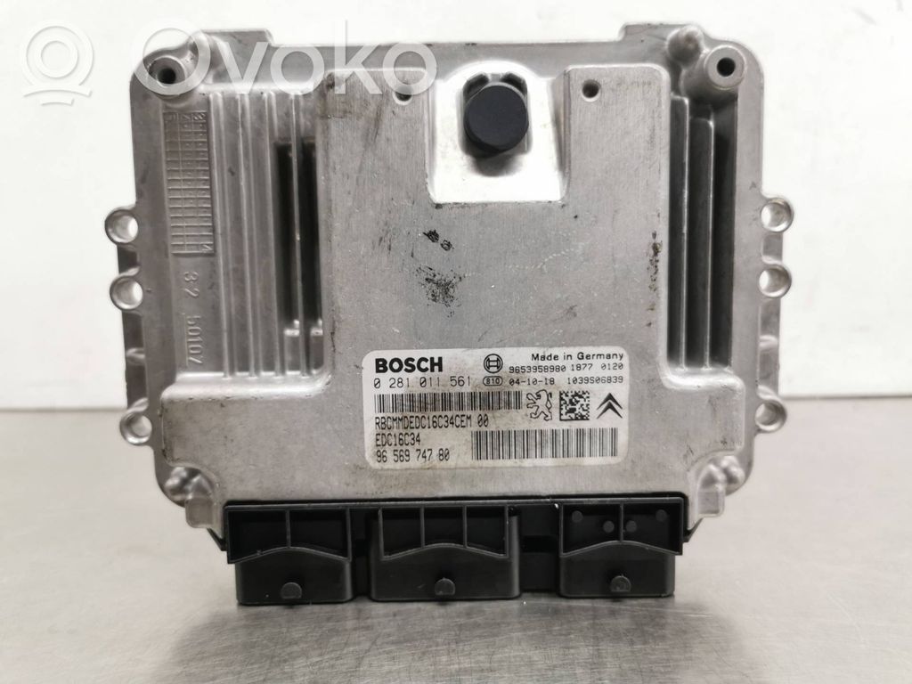 Moottorin ohjainlaite/moduuli   9656974780,0281011561,EDC16C34