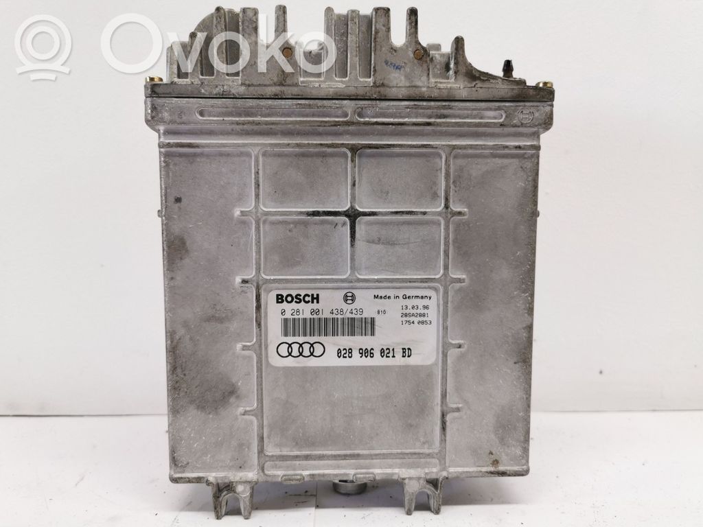 Unidad de control/módulo del motor   02B906021BD,0281001438,28SA2881