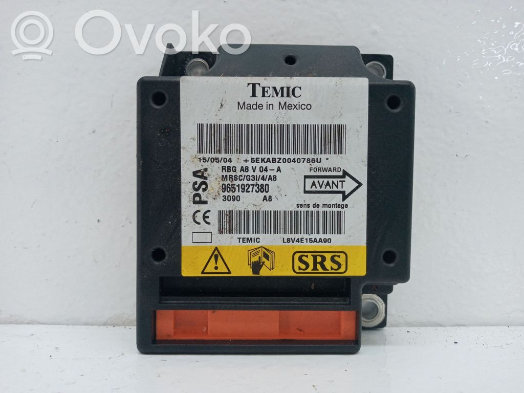 Airbag control unit/module   9651927380,3090A8