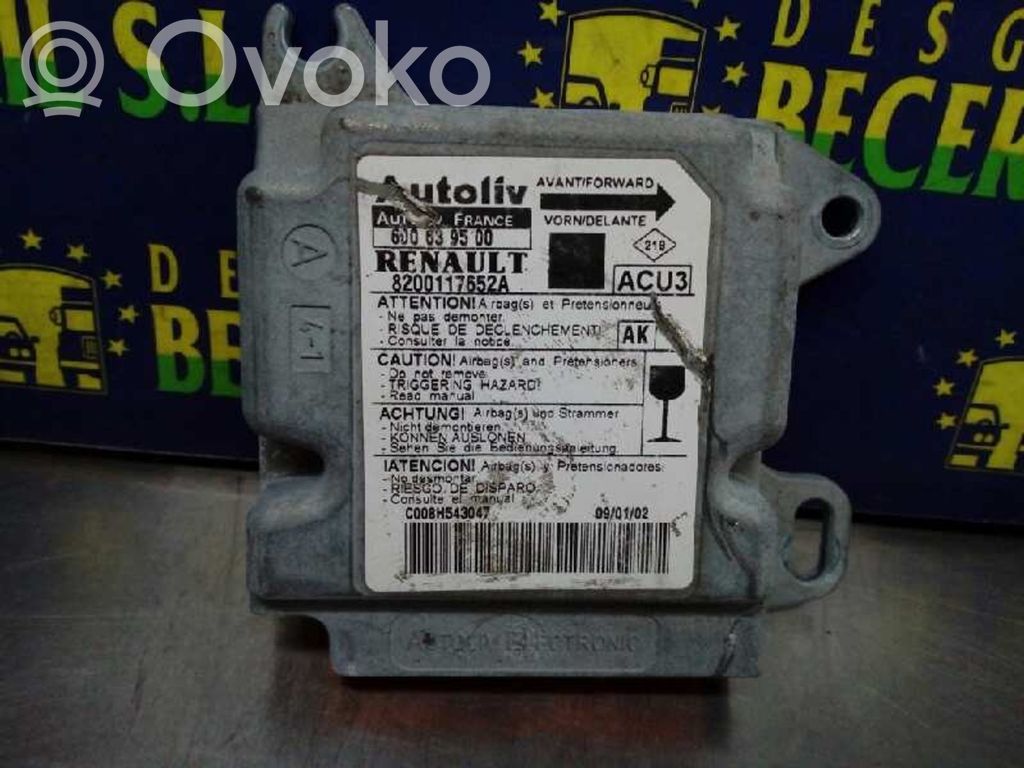 Renault Scenic IV - Grand scenic IV Unitate/modul de comandă airbaguri