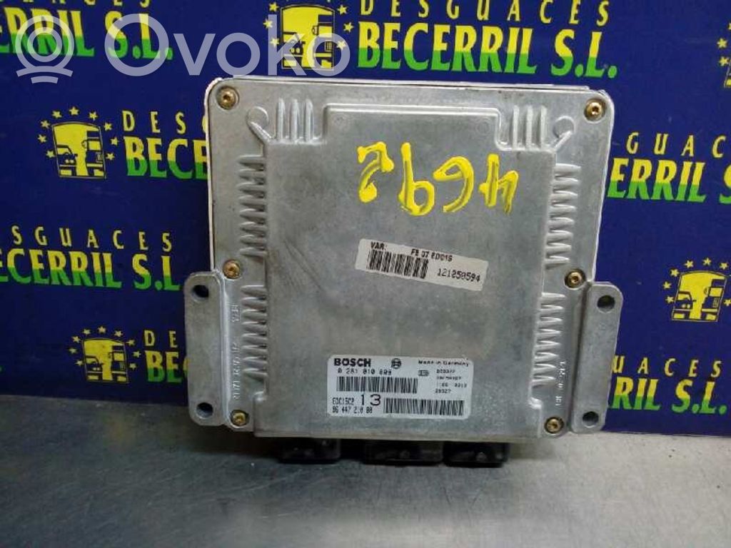 Unidad de control/módulo del motor   9644721080,0281010808