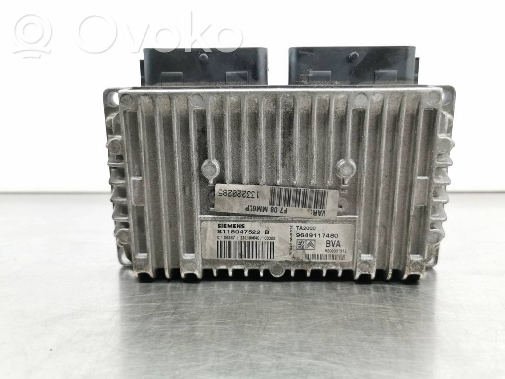 Gearbox control unit/module   9649117480,S118047522B,8200031512