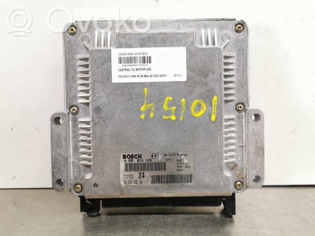 Engine control unit/module   9637089580,0281010165,EDC15C224