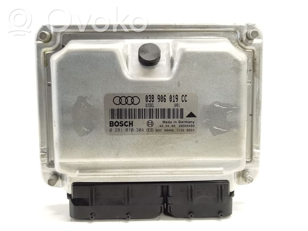 Engine control unit/module   038906019CC,0281010304